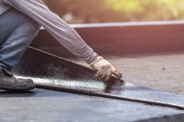 Professional Waterproofing technician working in Wawaka, IN